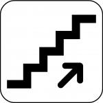 escaliers Up signe